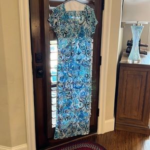 Chico’s Blue Maxi Dress